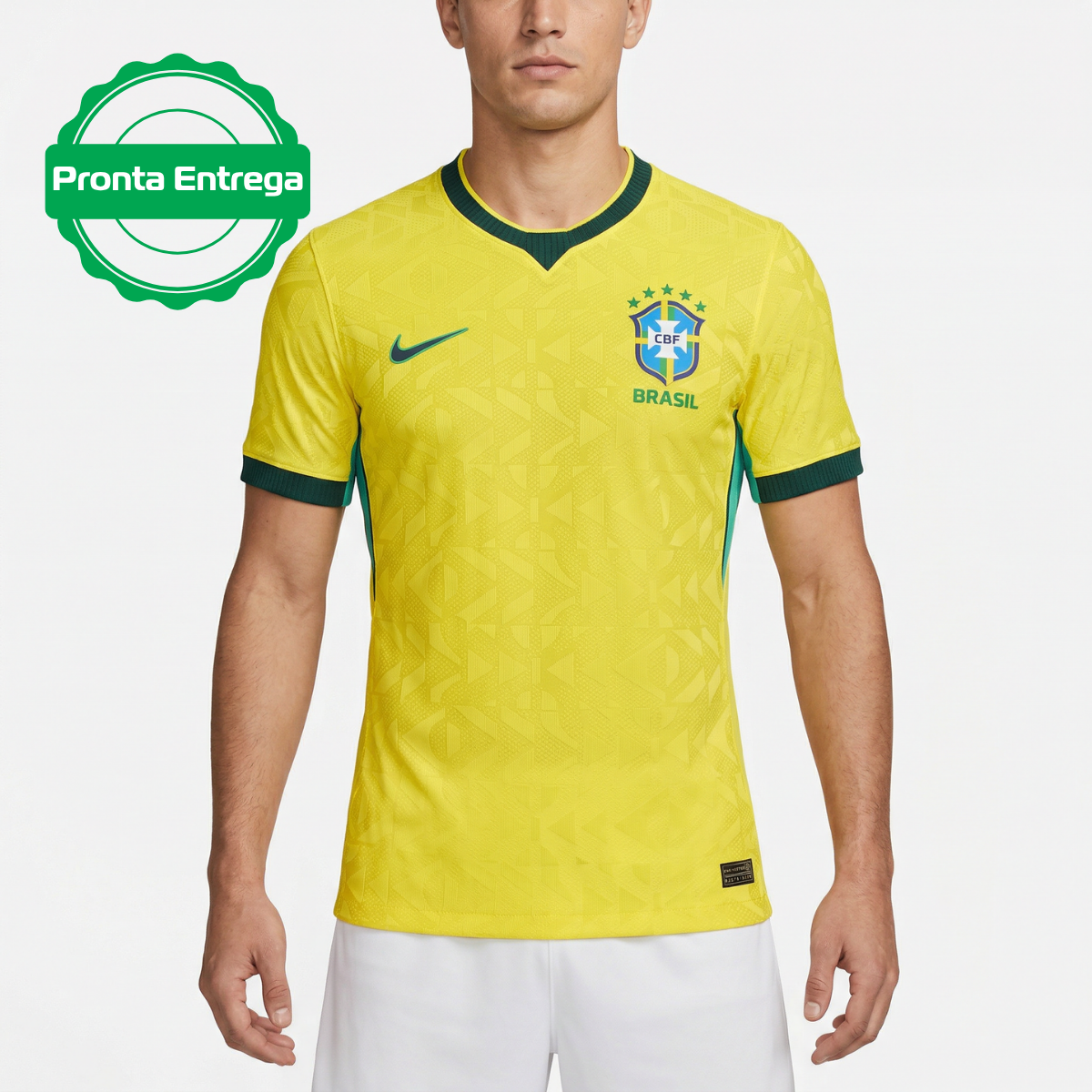 Camisa Brasil Titular 26/27 - Versão Jogador  - PRONTA ENTREGA