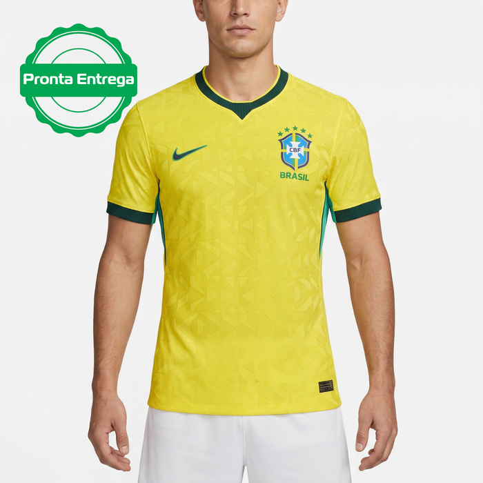 Camisa Brasil Titular 26/27 - Versão Jogador  - PRONTA ENTREGA