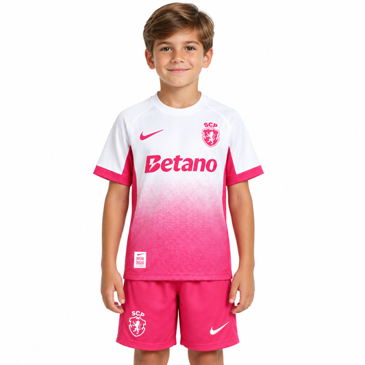 Kit Infantil Sporting CP Outubro Rosa - 26/27