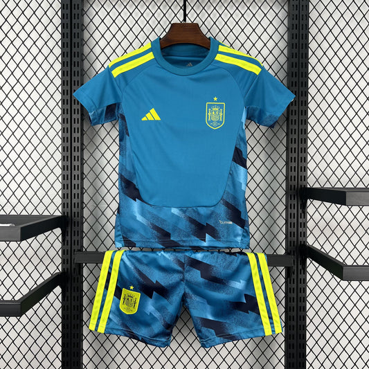 Kit Infantil Espanha Goleiro 26/27 - Copa do Mundo