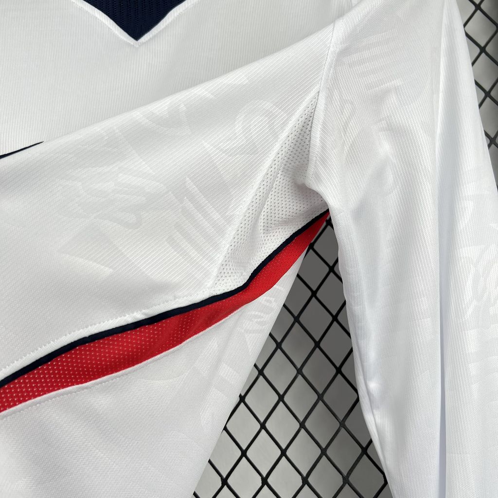 Camisa Inglaterra Titular Manga Longa 26/27 - Copa Do Mundo