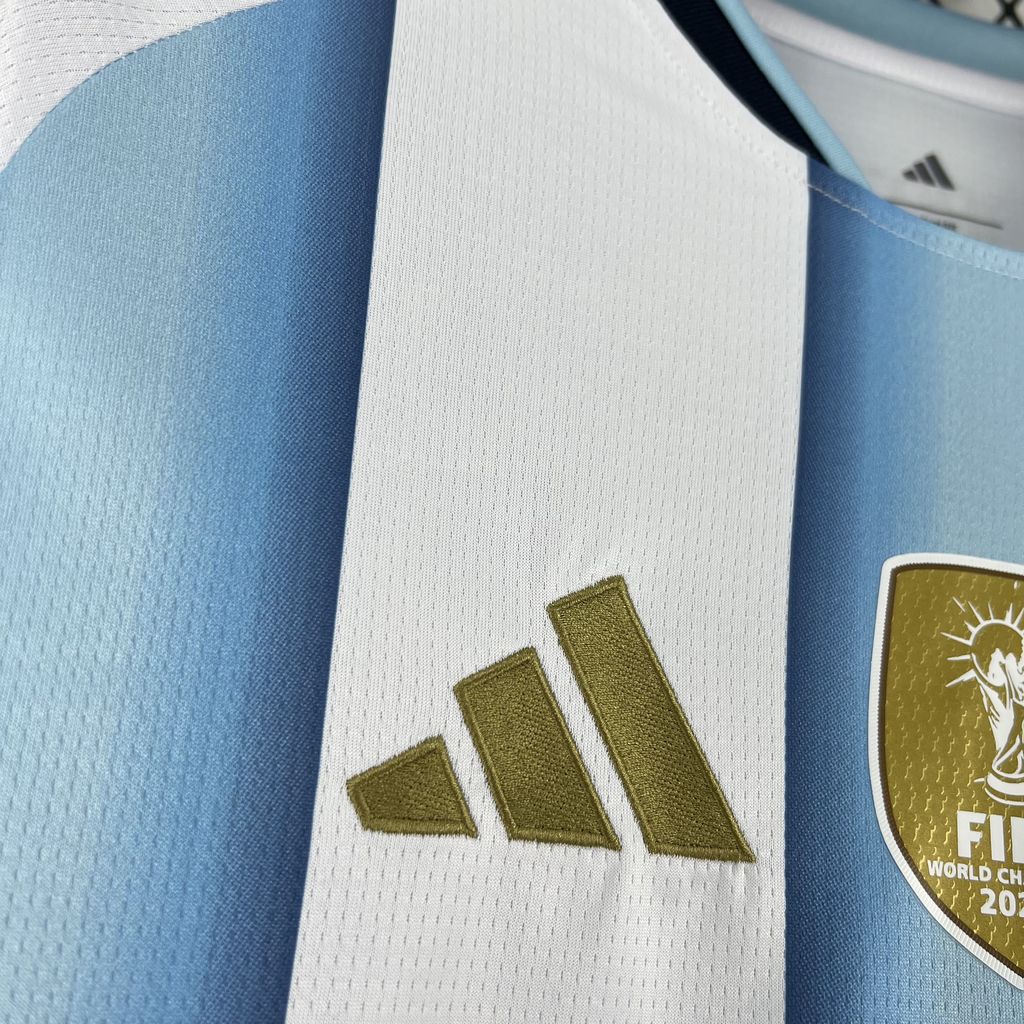 Camisa Argentina Titular Manga Longa 26/27 Copa do Mundo - Versão Torcedor