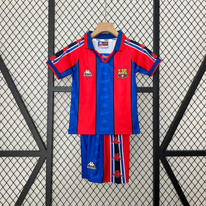 Kit Infantil Barcelona Titular 95/97 - Versão retro