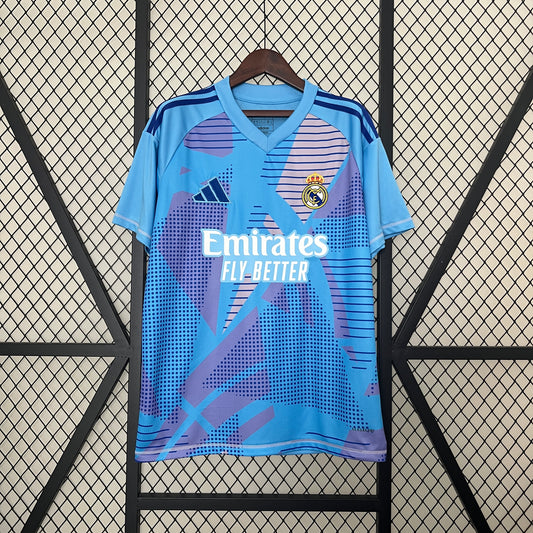 Camisa Real Madrid Goleiro azul 24/25 - Versão Torcedor