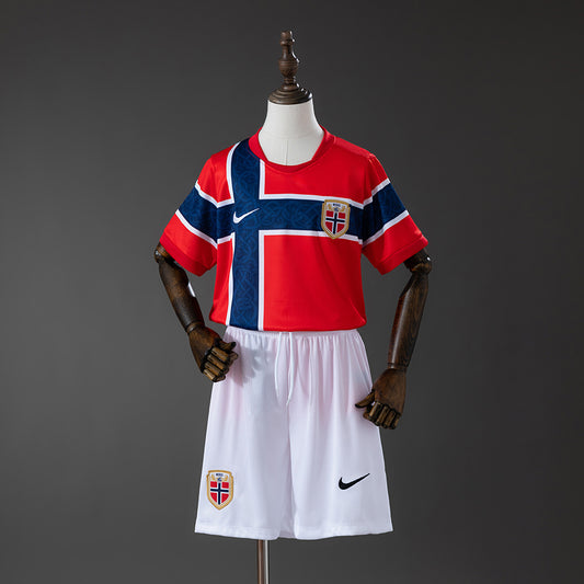 Kit Infantil Noruega Titular 26/27 - Copa do Mundo