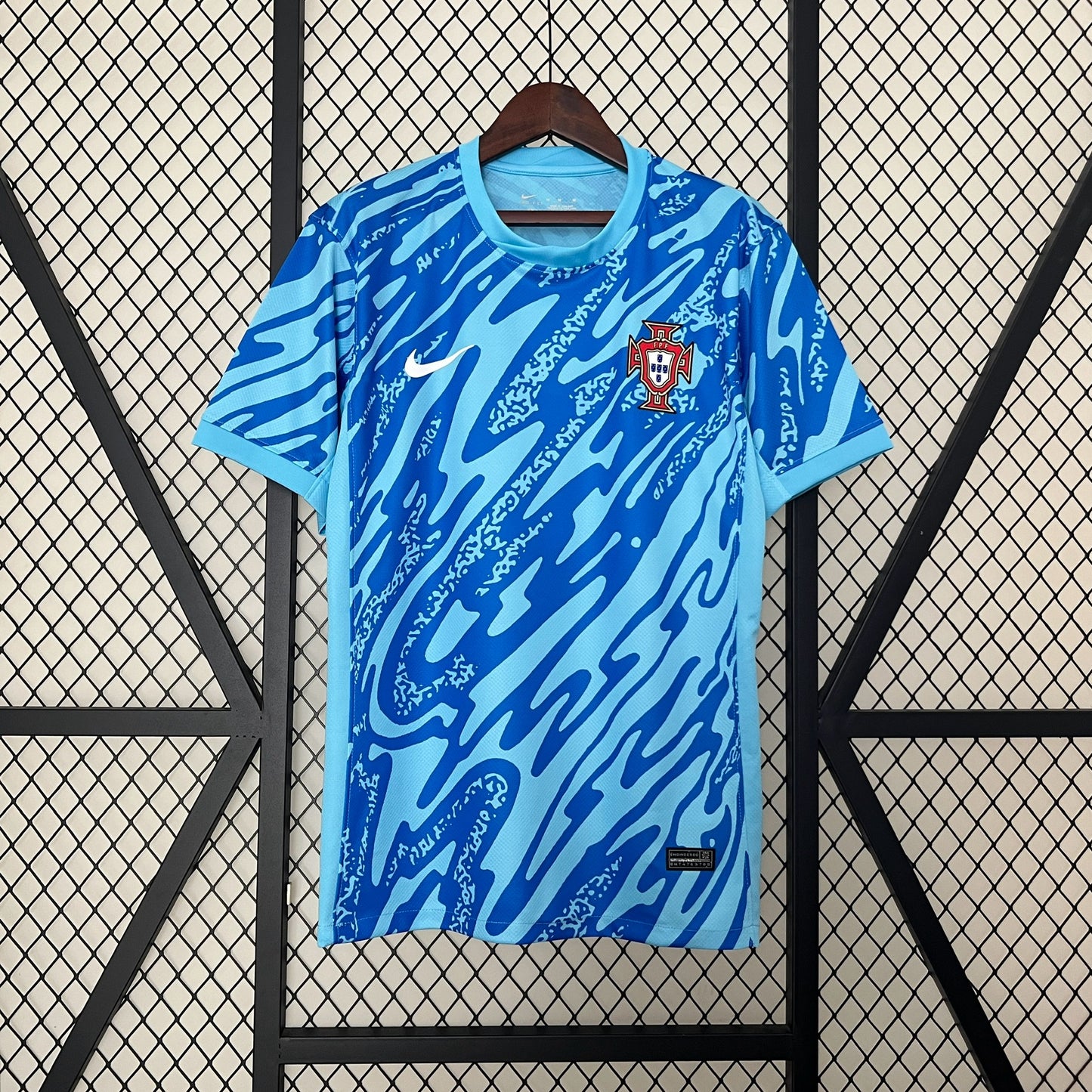 Camisa Portugal Goleiro azul 24/25 - Versão Torcedor