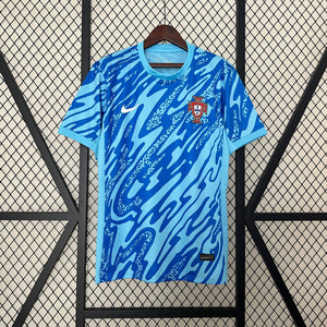 Camisa Portugal Goleiro azul 24/25 - Versão Torcedor