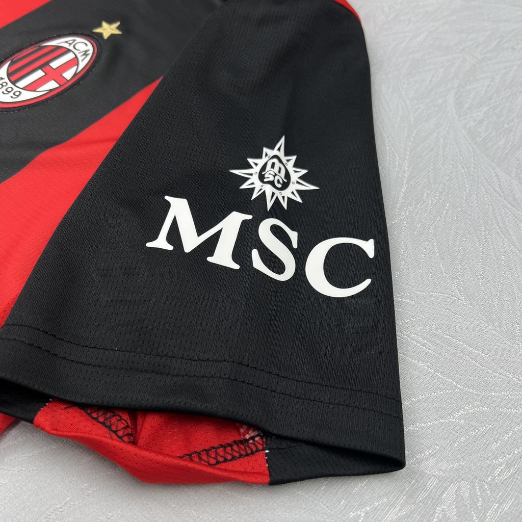 Camisa AC Milan Titular 26/27 - Versão Torcedor