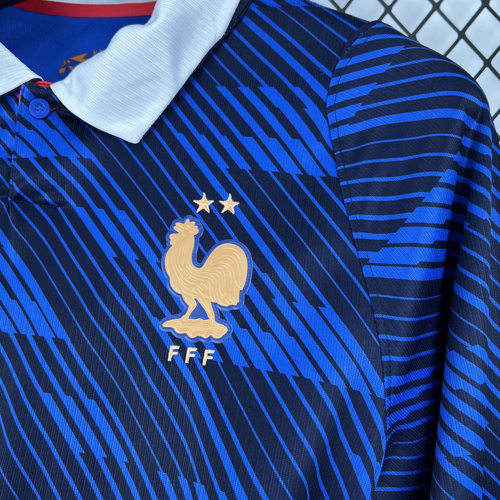 Camisa França Titular Manga Longa 26/27 - Copa Do Mundo