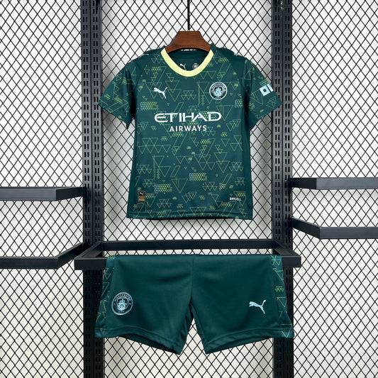 Kit Infantil Manchester City 4  25/26