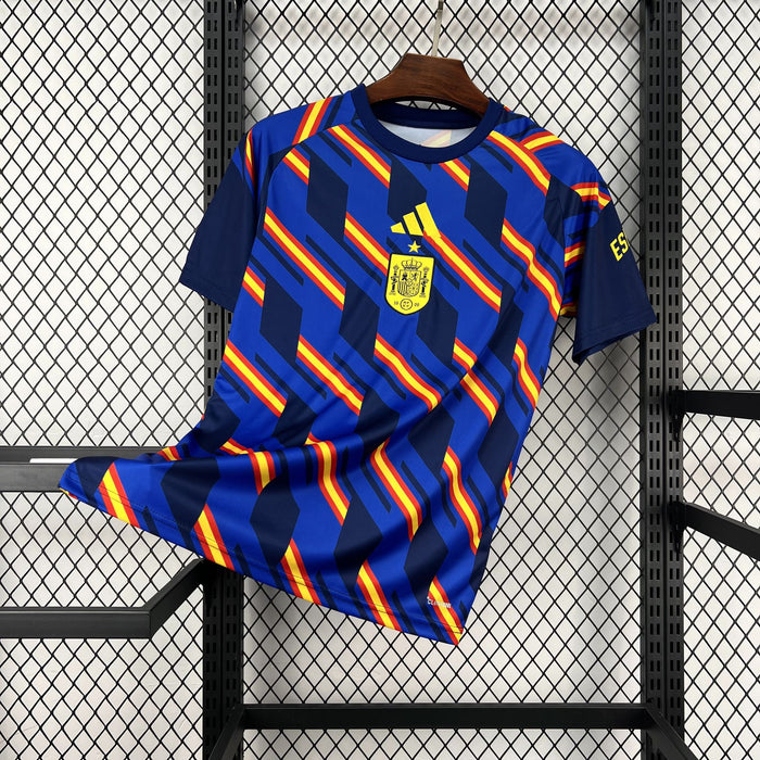 Camisa Espanha Pré-Jogo 26/27 Copa do Mundo - Versão Torcedor