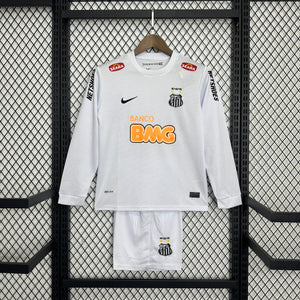 Kit Infantil Santos Manga Longa 11/12 - Versão Retrô