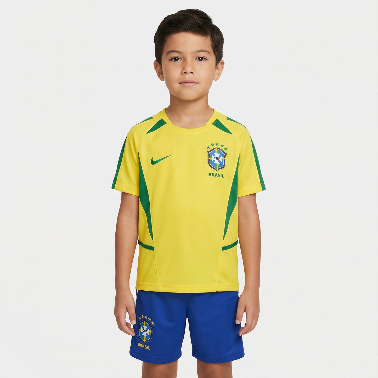 Kit Infantil Seleção Titular 2002 - Versão retro