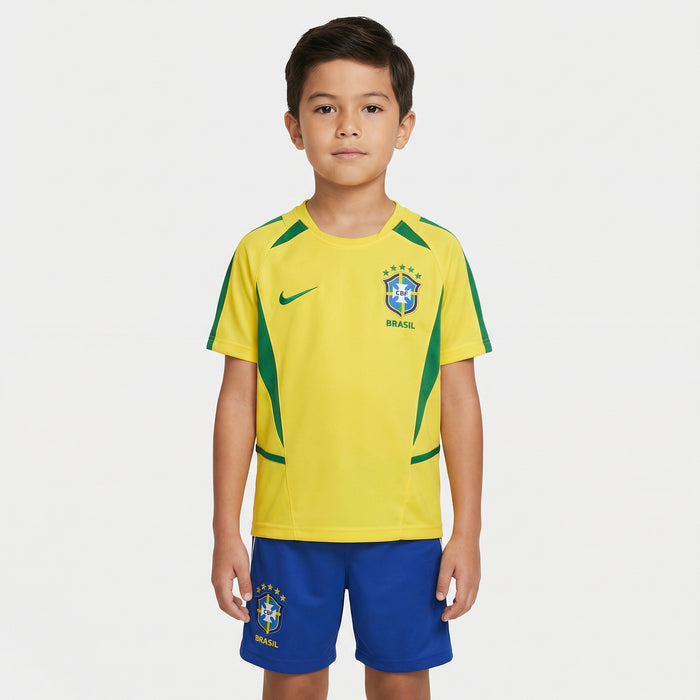 Kit Infantil Seleção Titular 2002 - Versão retro