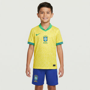 Kit Infantil Brasil Titular 24/25 - Versão Torcedor