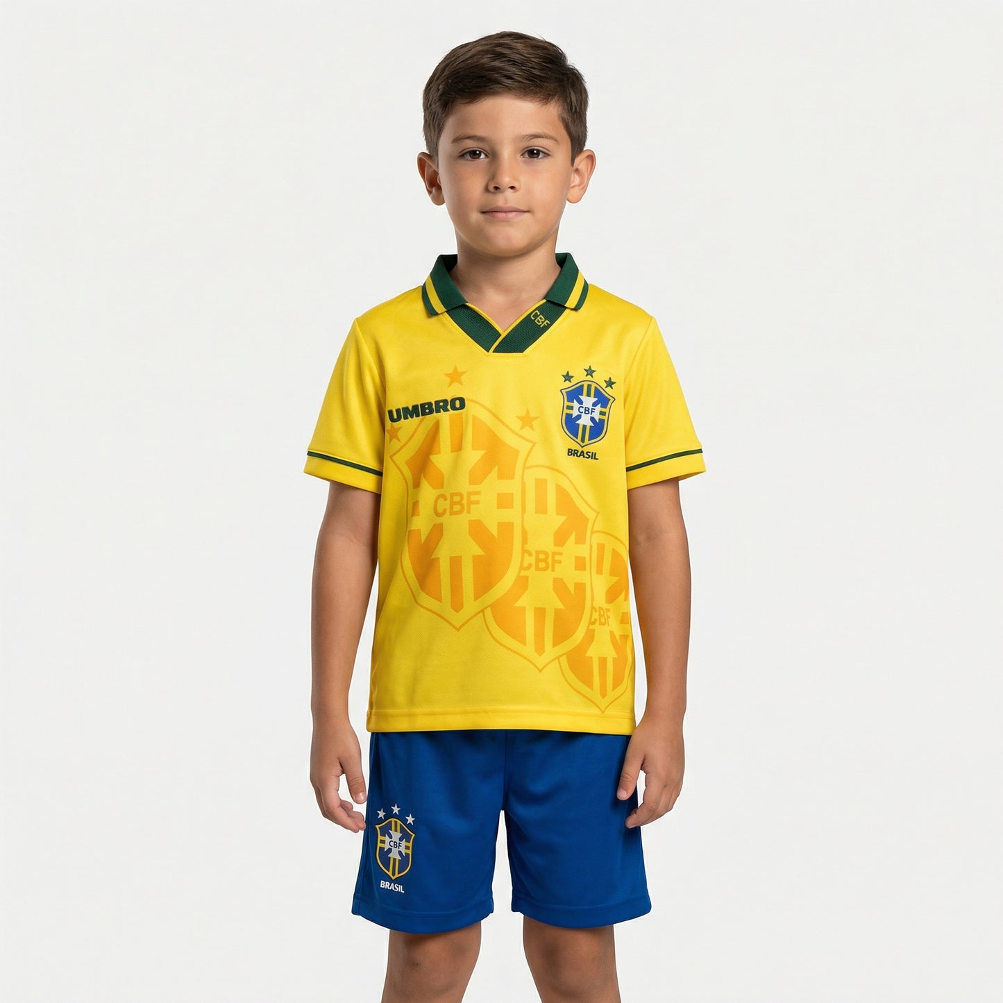 Kit Infantil Seleção Titular 93/94 - Versão retro