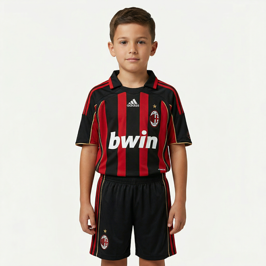 Kit Infantil Milan Titular 06/07 - Versão Retro
