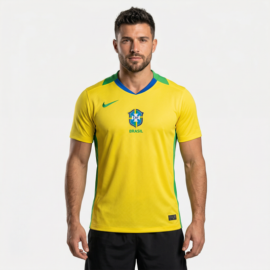 Camisa Brasil Titular 25/26 - Versão Torcedor