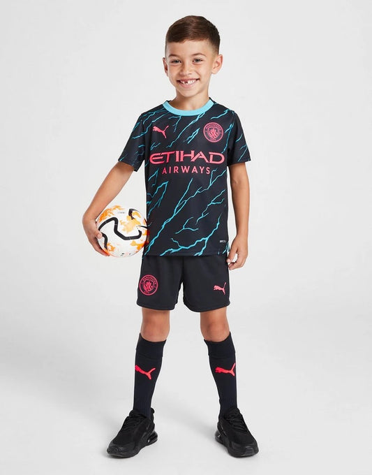 Kit Infantil Manchester City 3 Reserva 23/24
