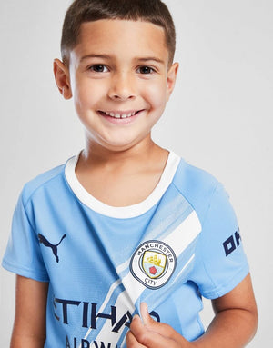 Kit Infantil Manchester City Titular 25/26