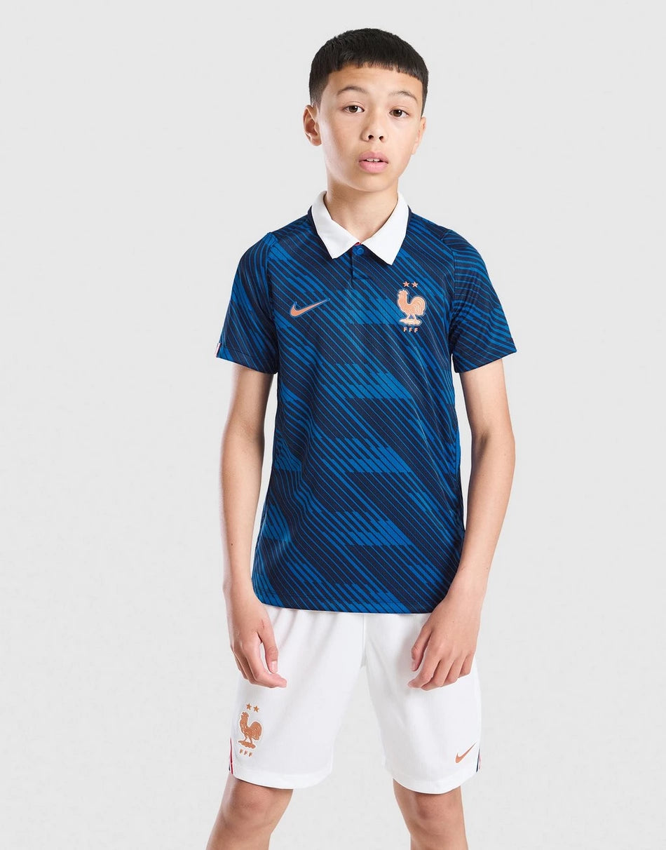 Kit Infantil França Titular 26/27 - Copa do Mundo