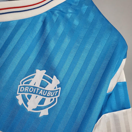 Camisa Olympique de Marseille Reserva 90/91 - Versão Retro - Boutique do Boleiro