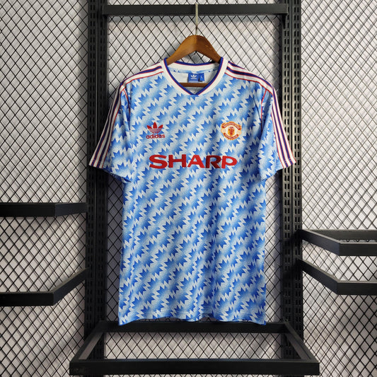 Camisa Manchester United Reserva 90/92 - Versão Retro - Boutique do Boleiro