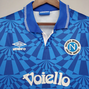 Camisa Napoli Titular 91/93 - Versão Retro - Boutique do Boleiro