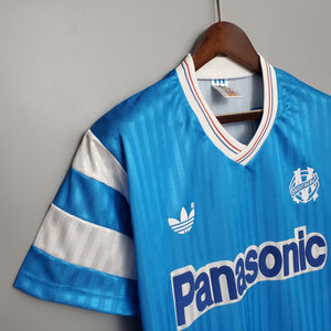 Camisa Olympique de Marseille Reserva 90/91 - Versão Retro - Boutique do Boleiro