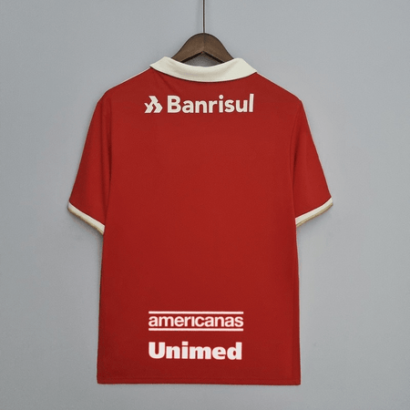 Camisa Internacional Titular + Patrocínios 22/23 - Versão Torcedor - Boutique do Boleiro