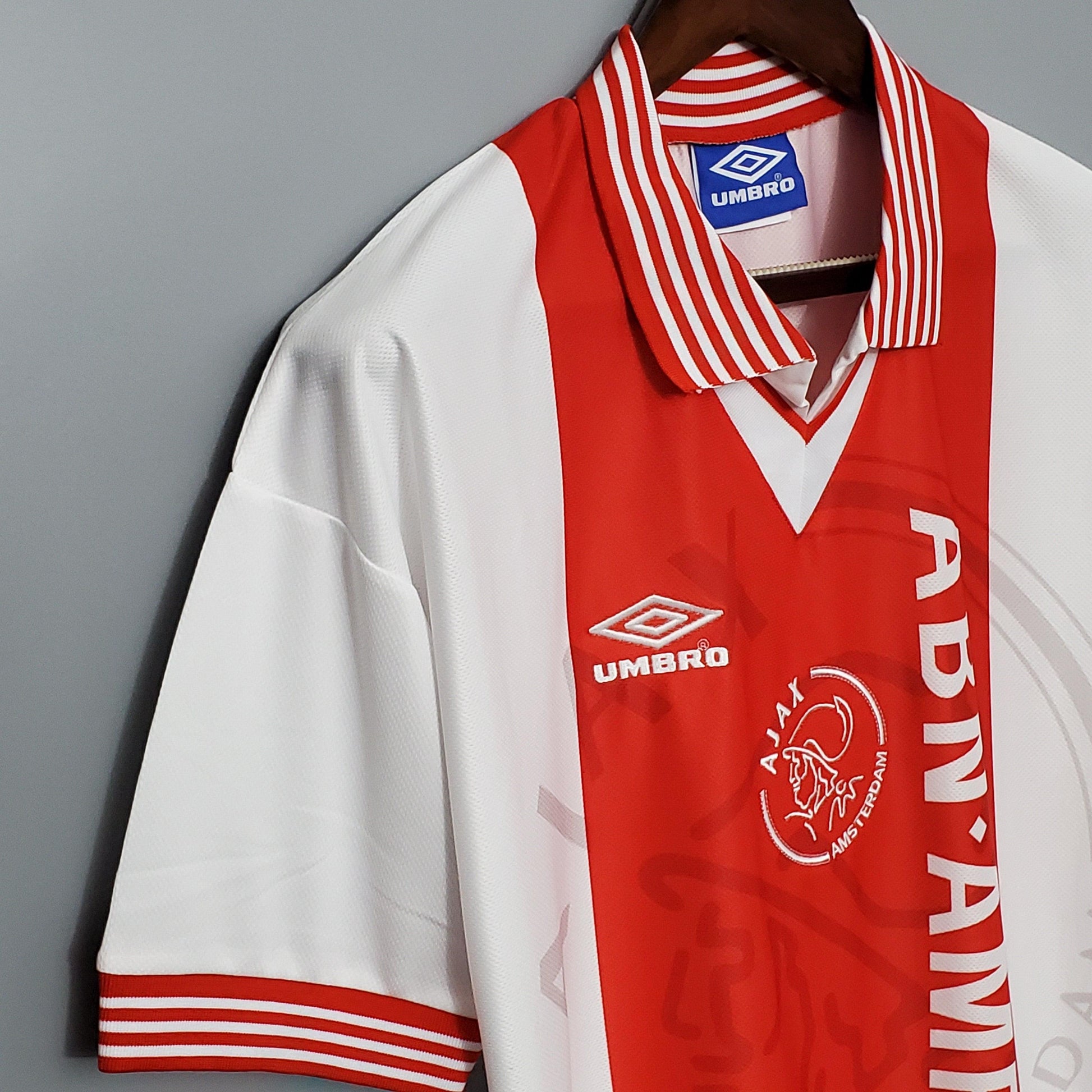 Camisa Ajax Titular 95/96 - Versão Retro - Boutique do Boleiro
