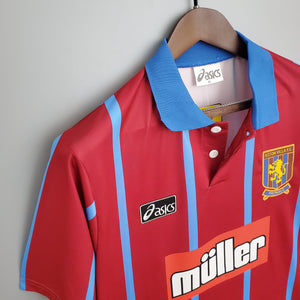 Camisa Aston Villa Titular 93/95 - Versão Retro - Boutique do Boleiro