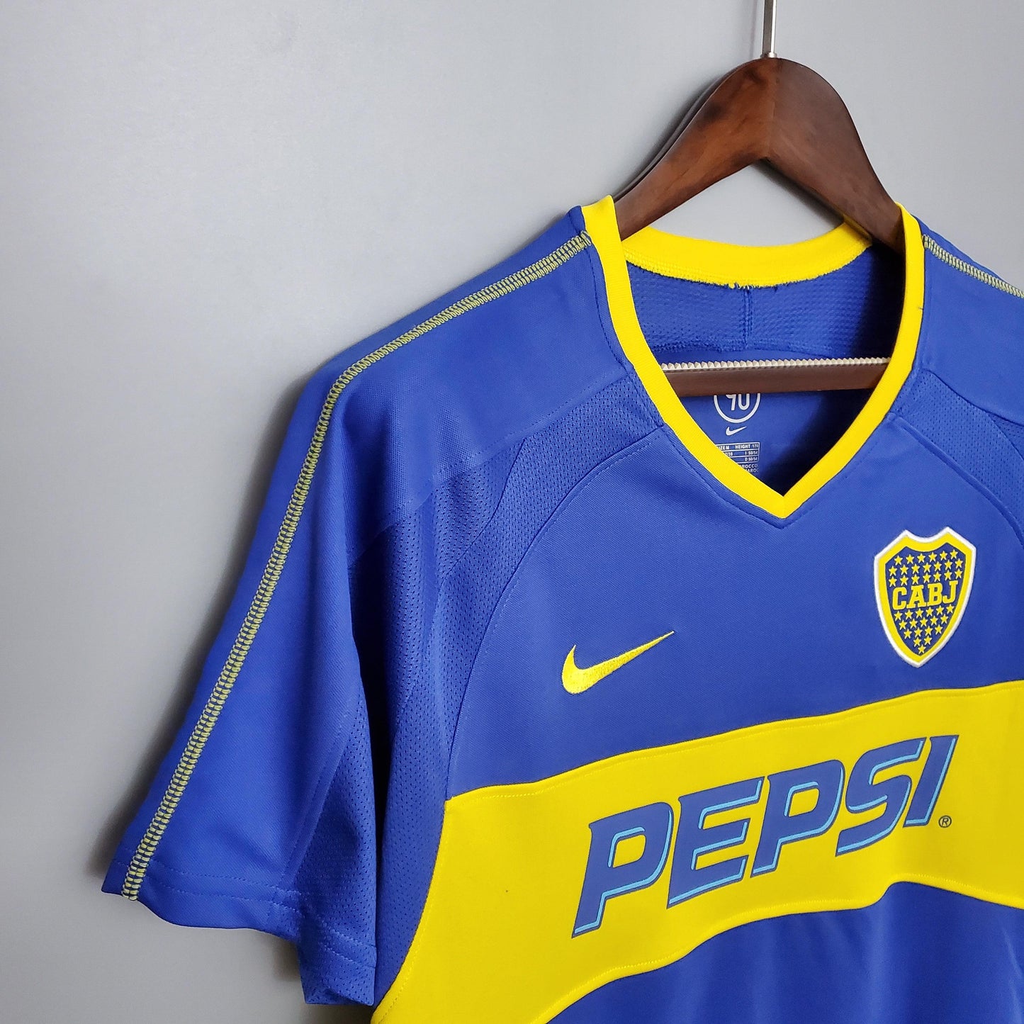Camisa Boca Juniors Titular 03/04 - Versão Retro - Boutique do Boleiro