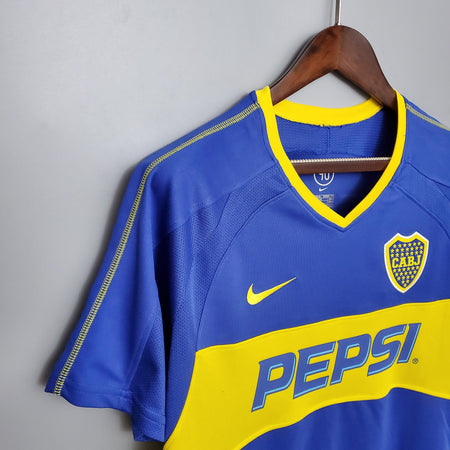 Camisa Boca Juniors Titular 03/04 - Versão Retro - Boutique do Boleiro
