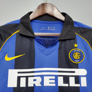 Camisa Inter de Milão Titular 01/02 - Versão Retro - Boutique do Boleiro
