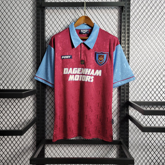 Camisa West Ham Titular 95/97 - Versão Retro - Boutique do Boleiro