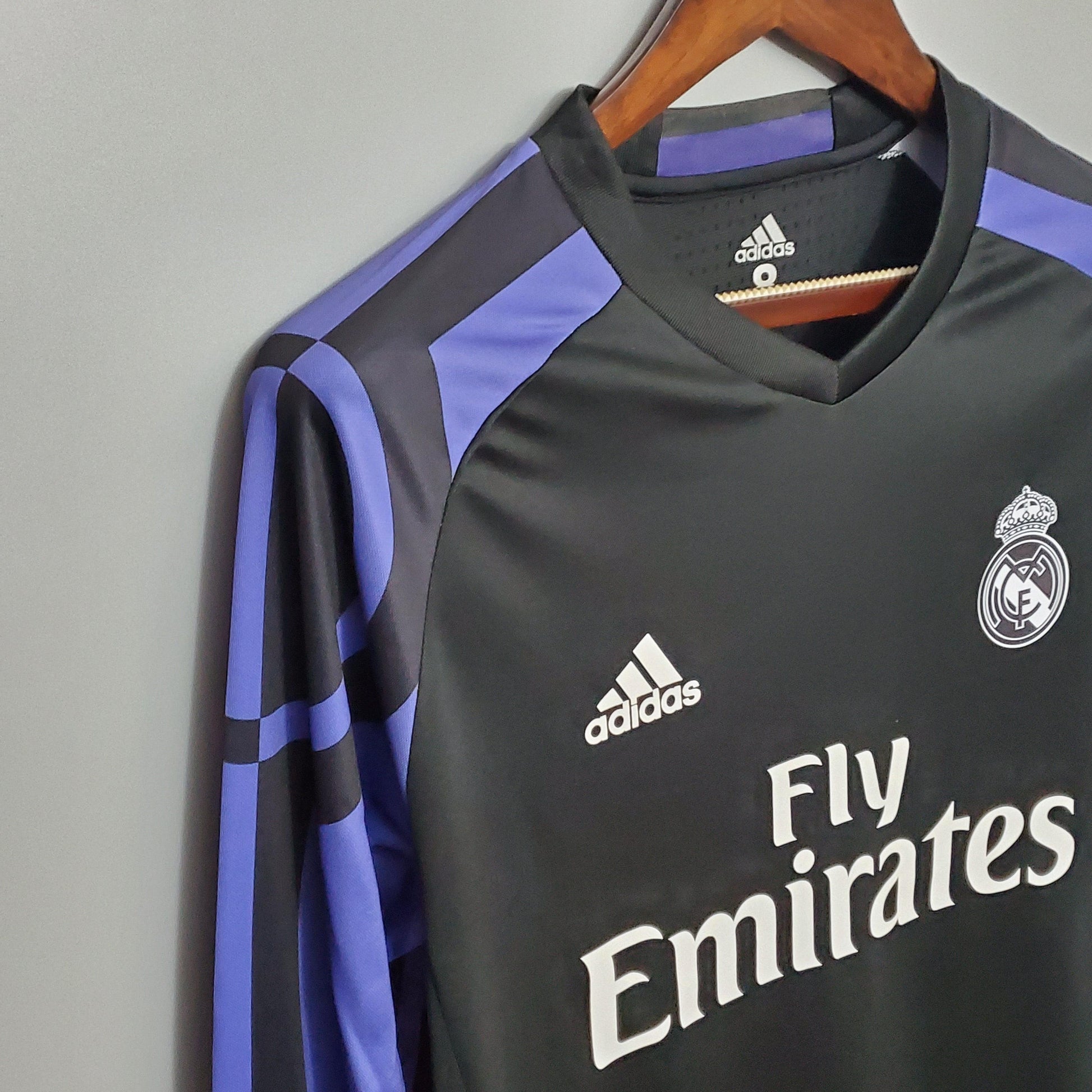 Camisa Real Madrid III 15/16 - Versão Retro Manga Comprida - Boutique do Boleiro