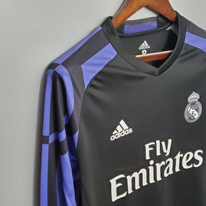 Camisa Real Madrid III 15/16 - Versão Retro Manga Comprida - Boutique do Boleiro