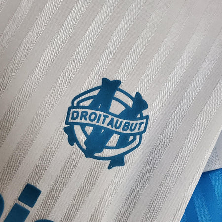 Camisa Olympique de Marseille Titular 90/91 - Versão Retro - Boutique do Boleiro