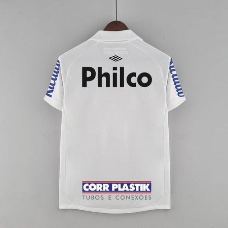 Camisa Santos Titular + Patrocínios 22/23 - Versão Torcedor - Boutique do Boleiro