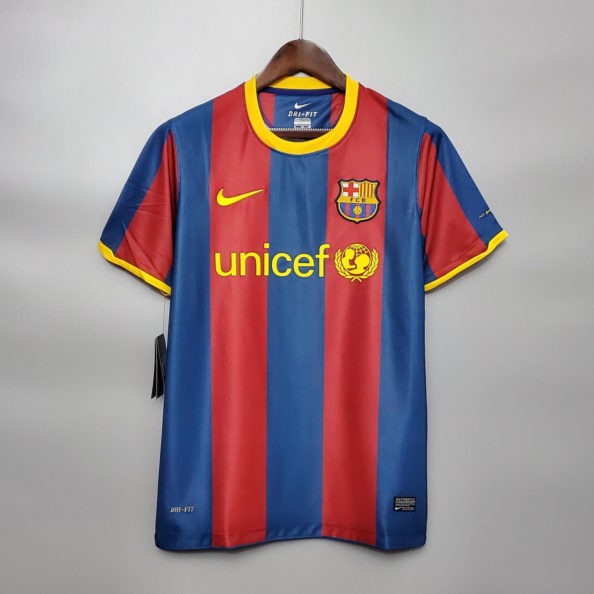 Camisa Barcelona Titular 10/11 - Versão Retro - Boutique do Boleiro
