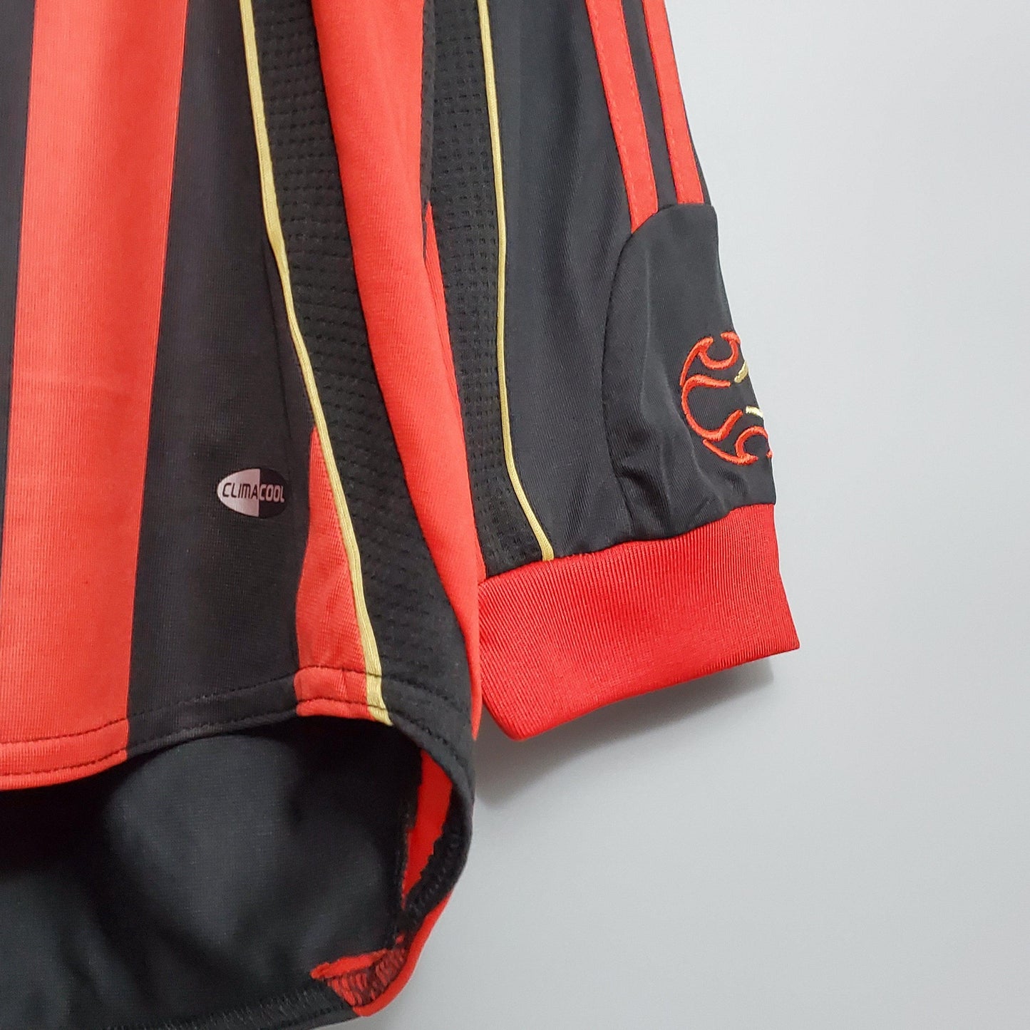 Camisa Milan Titular 06/07 - Versão Retro Manga Comprida - Boutique do Boleiro