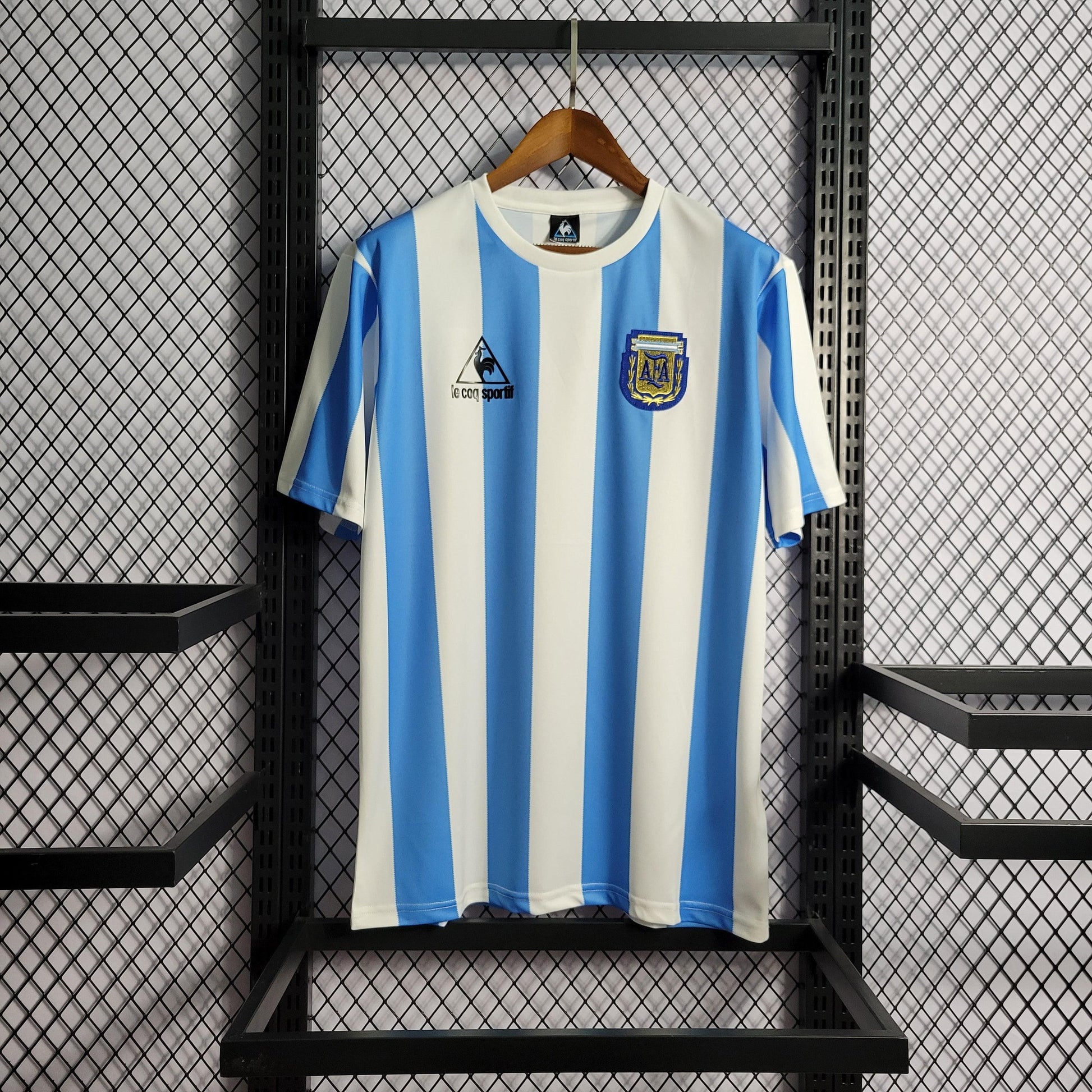 Camisa Argentina Titular 1986 - Versão Retro - Boutique do Boleiro