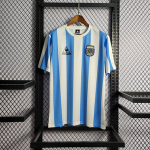 Camisa Argentina Titular 1986 - Versão Retro - Boutique do Boleiro
