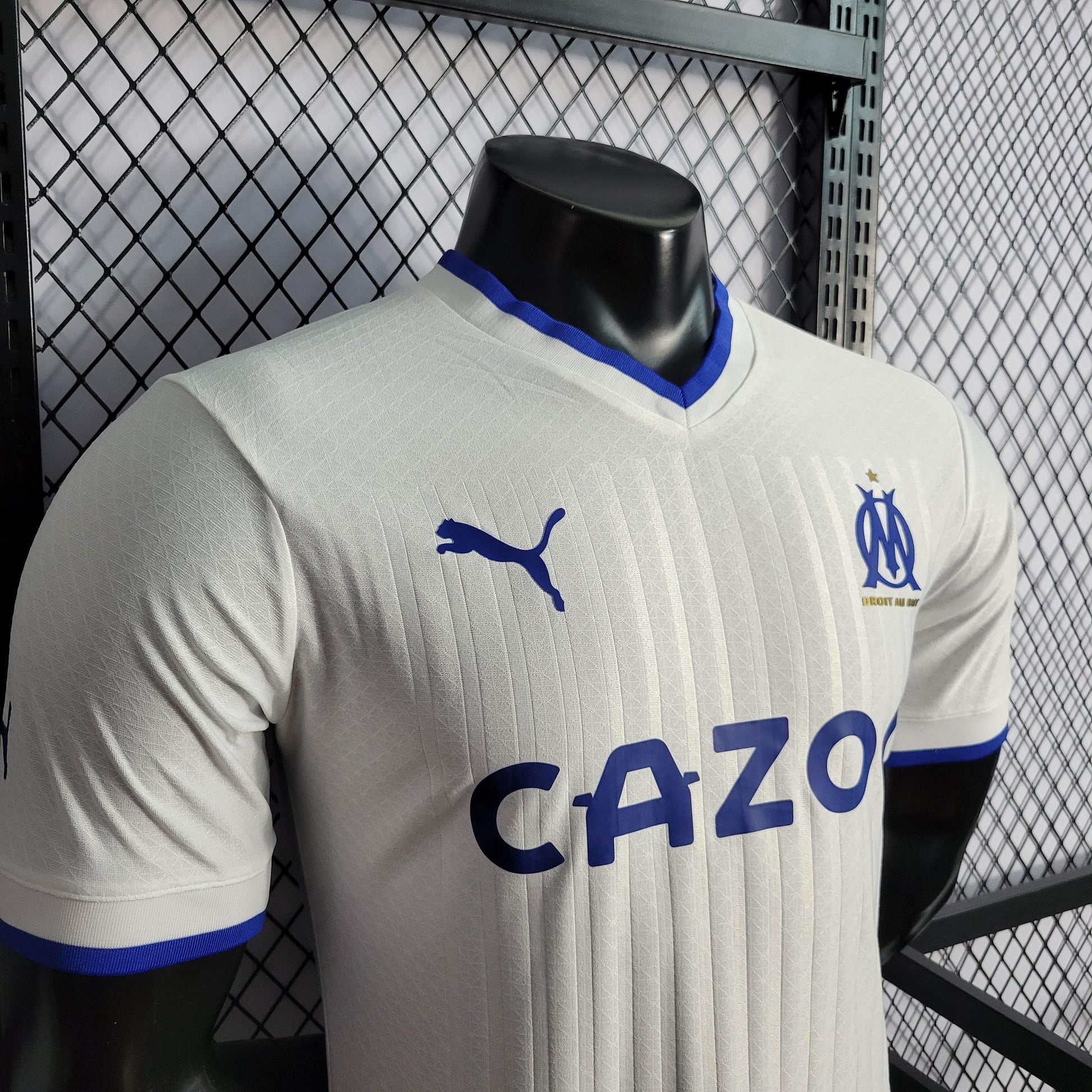 Camisa Olympique de Marseille Titular 22/23 - Versão Jogador - Boutique do Boleiro