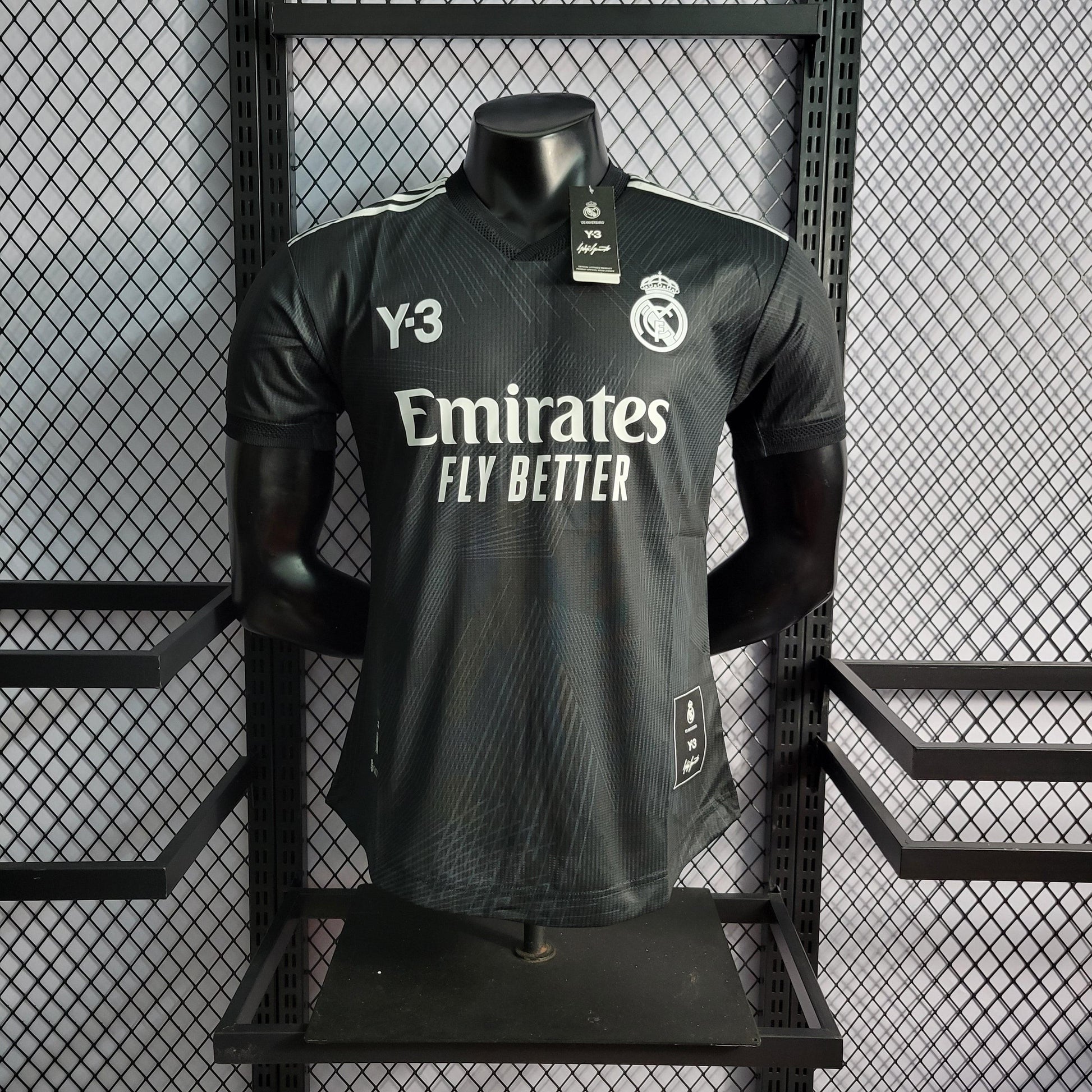 Camisa Real Madrid Edição Especial Y3 Preta 22/23 - Versão Jogador - Boutique do Boleiro