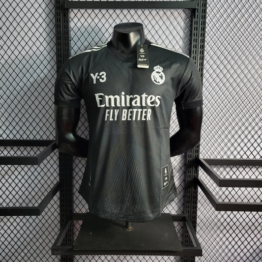 Camisa Real Madrid Edição Especial Y3 Preta 22/23 - Versão Jogador - Boutique do Boleiro