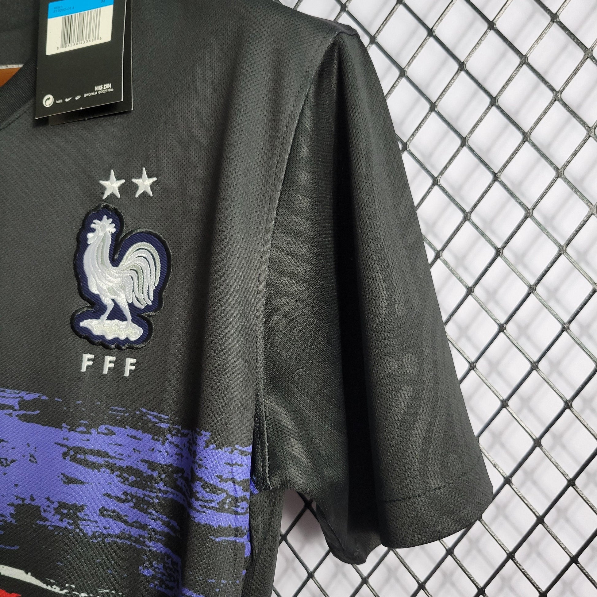 Camisa França Pré Jogo Preta 22/23 - Versão Torcedor - Boutique do Boleiro