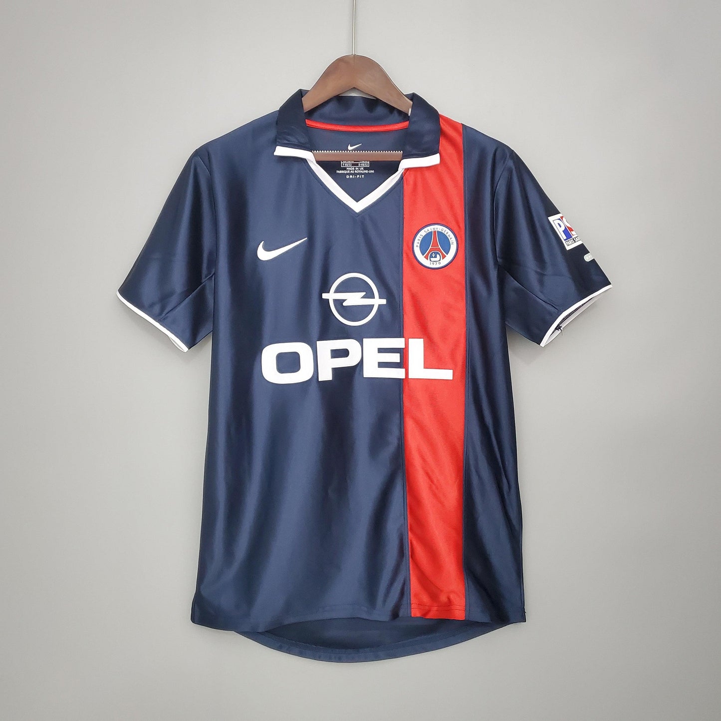 Camisa PSG Titular 01/02 - Versão Retro - Boutique do Boleiro