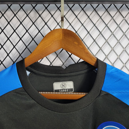 Camisa Napoli Treino Preta 22/23 - Versão Torcedor - Boutique do Boleiro